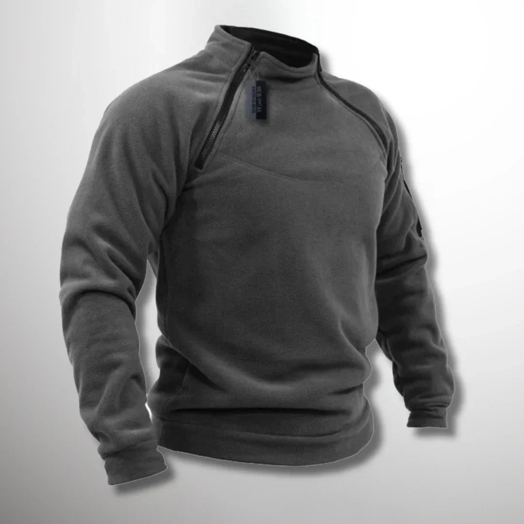 Pull Zippé Homme Sport avec Poches Pratiques - LuxeStyle