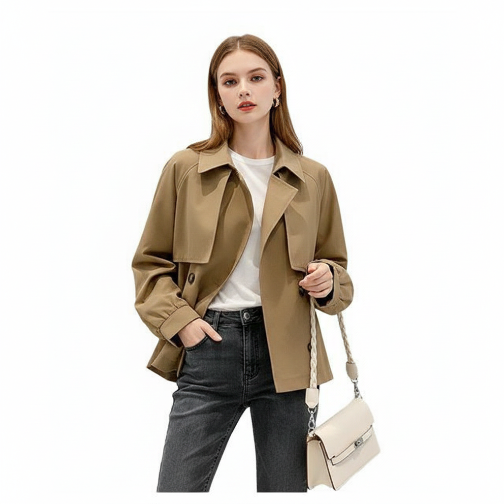 Veste Femme Printemps Légère Taille Cintrée - LuxeStyle