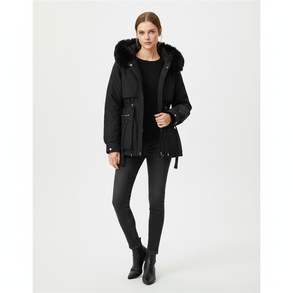Manteau Femme Hiver Chaud et Élégant - LuxeStyle