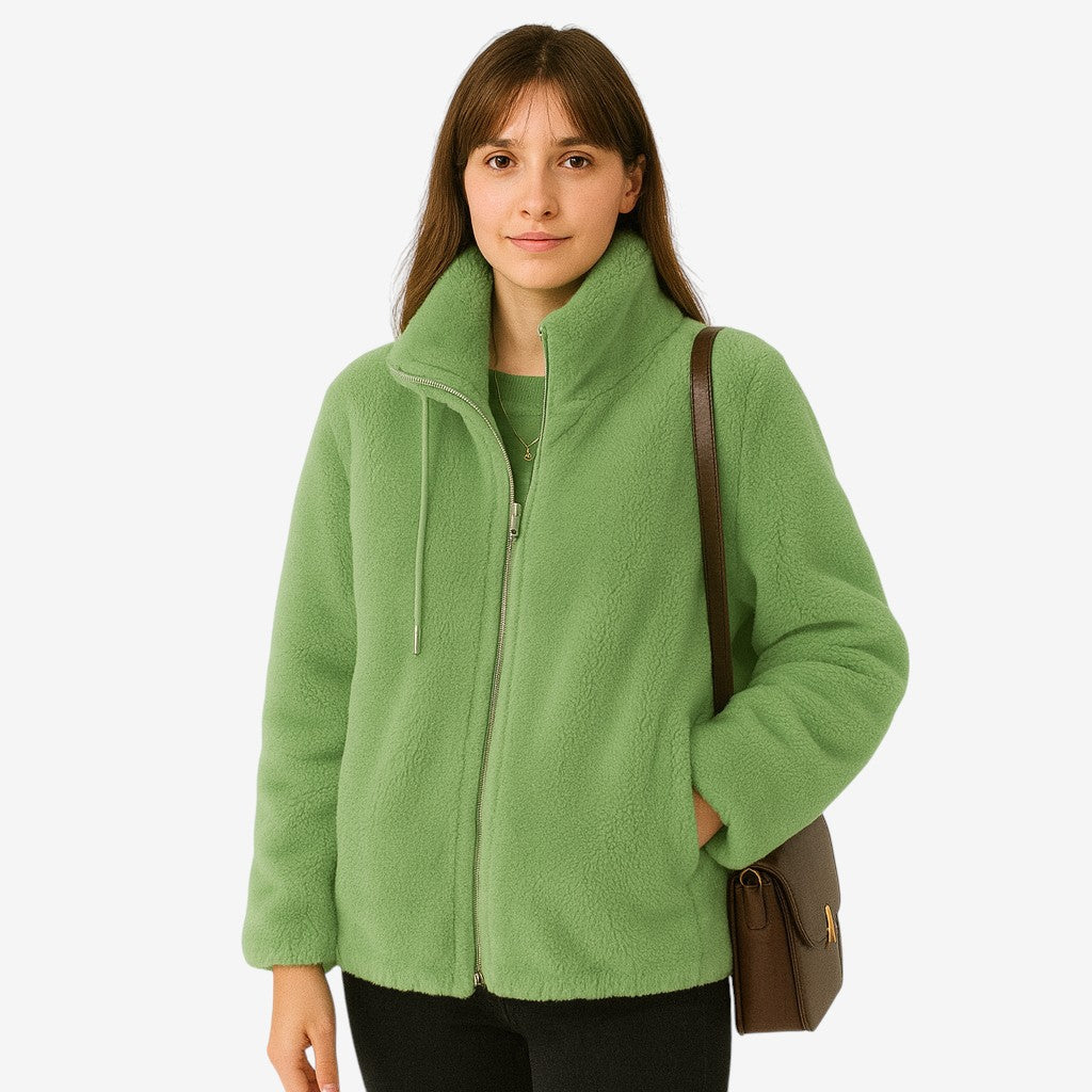 Veste Hiver Doublée Polaire Élégante