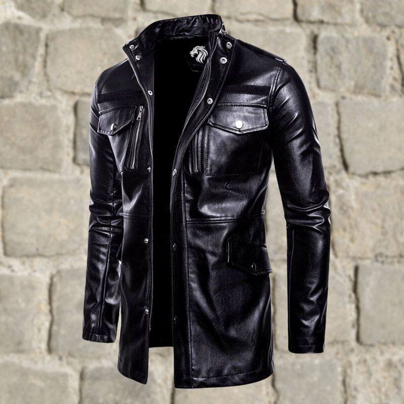 Veste Homme Classique Mi-Longue Polyvalente - LuxeStyle