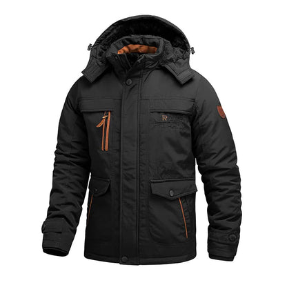 Parka Homme Hiver Étanche Beige