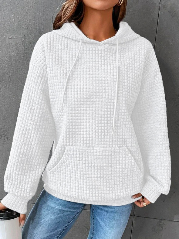 Sweat à capuche féminin hiver chaud