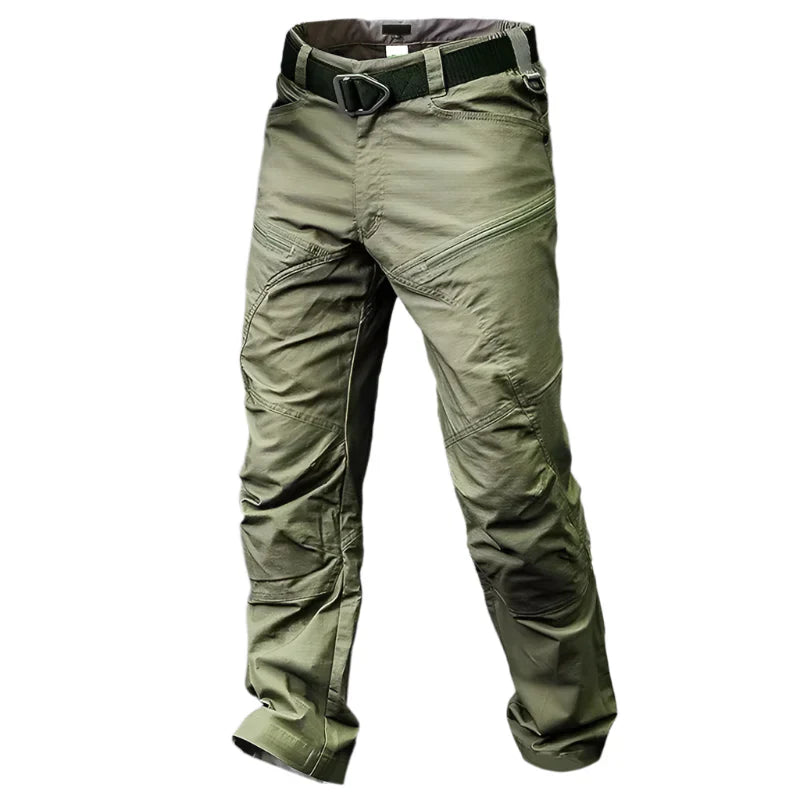 Pantalon Cargo Militaire Noir Homme