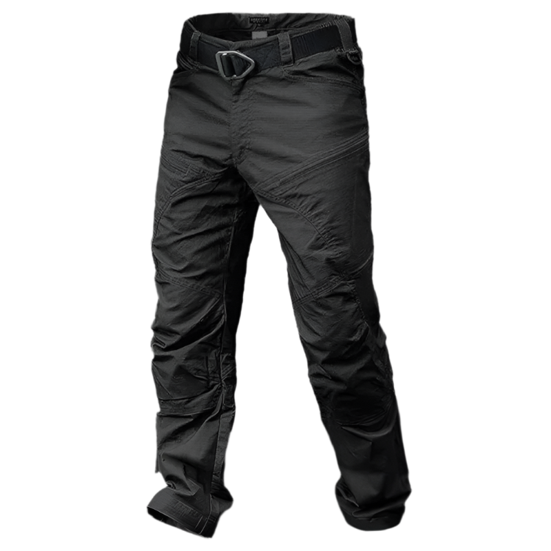Pantalon Cargo Militaire Noir Homme
