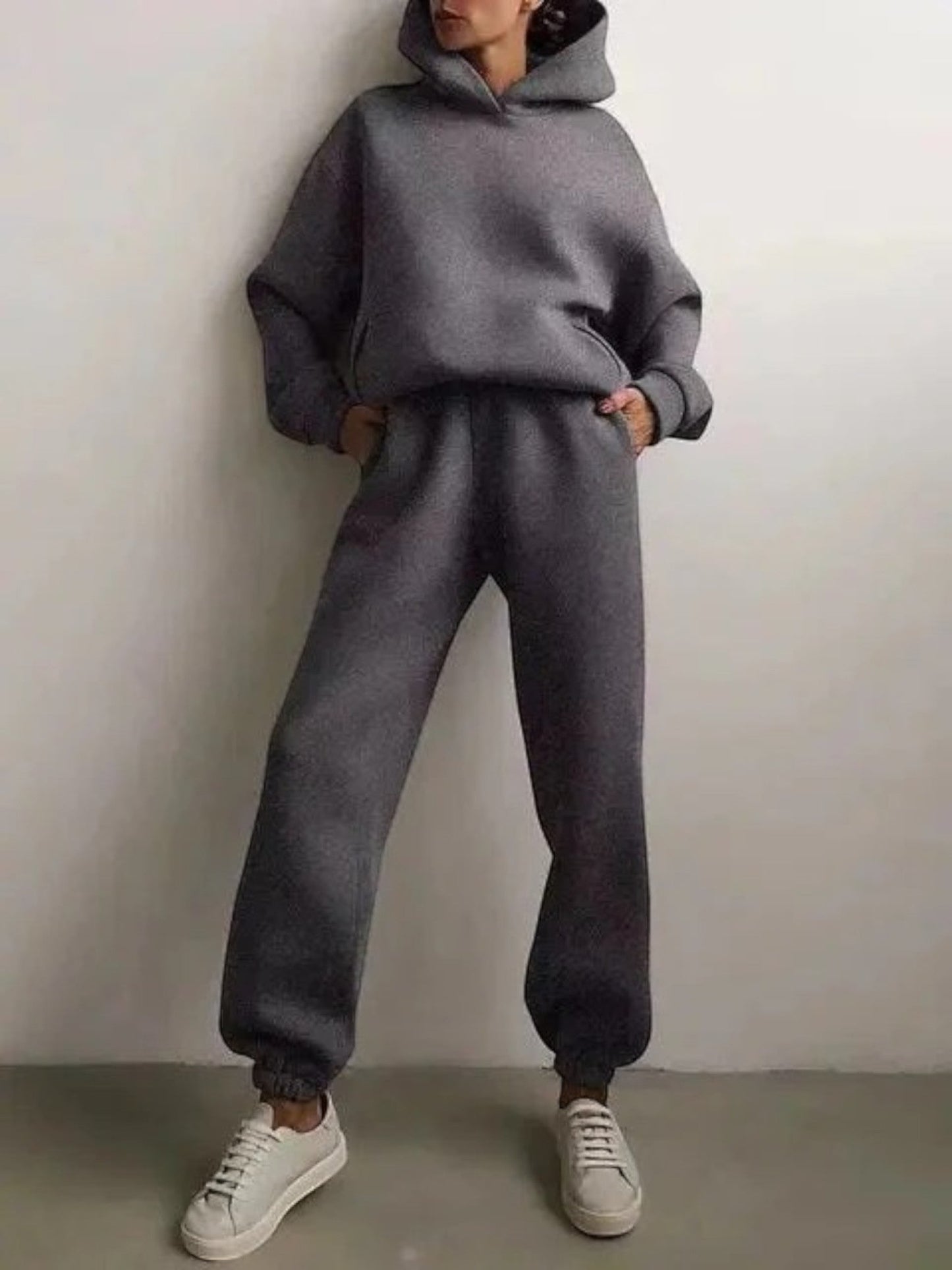 Ensemble Élégant Sweat À Capuche Et Pantalon Pour Femme