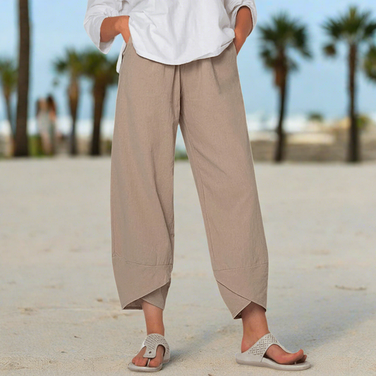 Pantalon Femme Chic avec Poches et Coupe Détendue - LuxeStyle