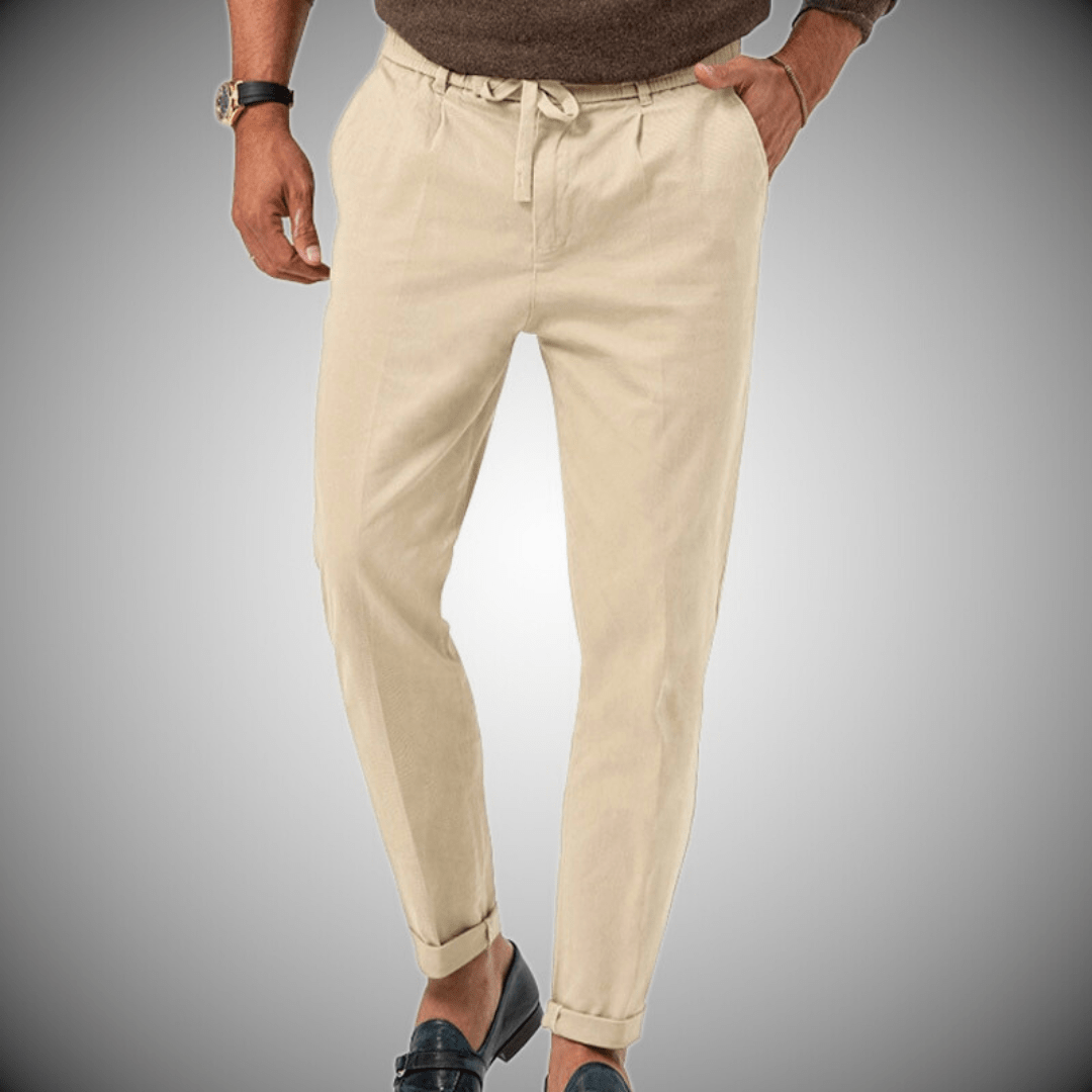 Pantalon Chino Olive Adjustible pour Homme