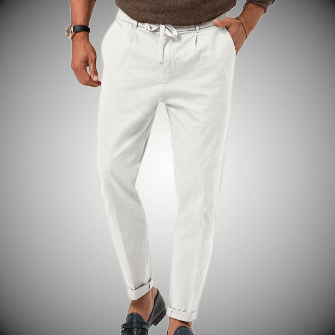 Pantalon Chino Olive Adjustible pour Homme