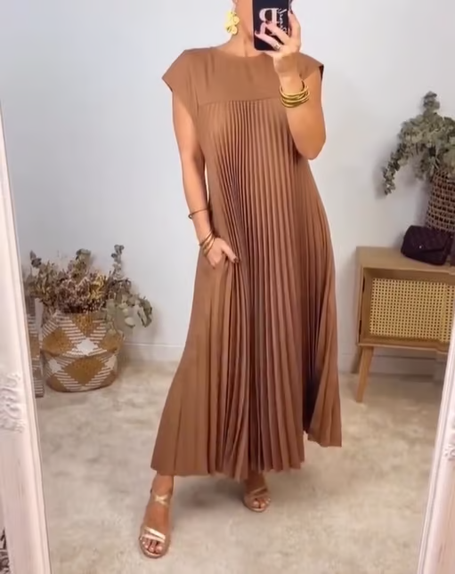 Robe Été Legère Sans Manches Pour Femme