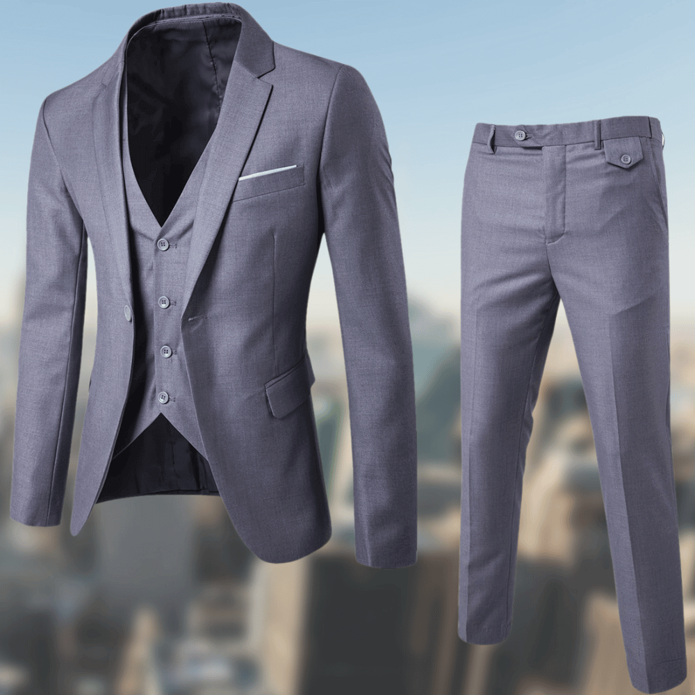 Costume Homme Élégant - Ensemble Slim Fit Blazer et Pantalon