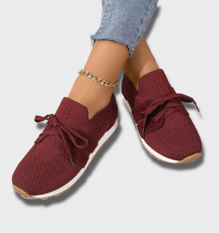 Chaussures running femmes légères gris clair