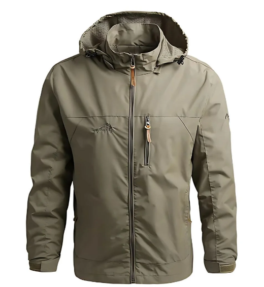 Veste Homme Imperméable Sport avec Capuche et Poches multiples - LuxeStyle