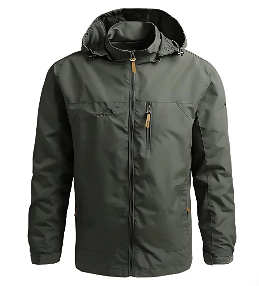 Veste Homme Imperméable Sport avec Capuche et Poches multiples
