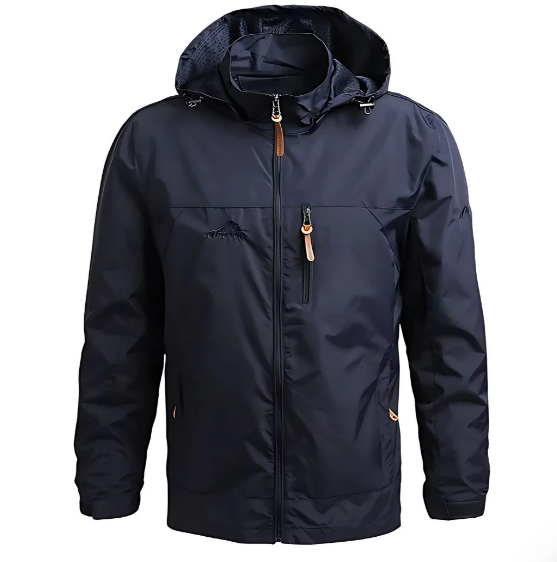 Veste Homme Imperméable Sport avec Capuche et Poches multiples