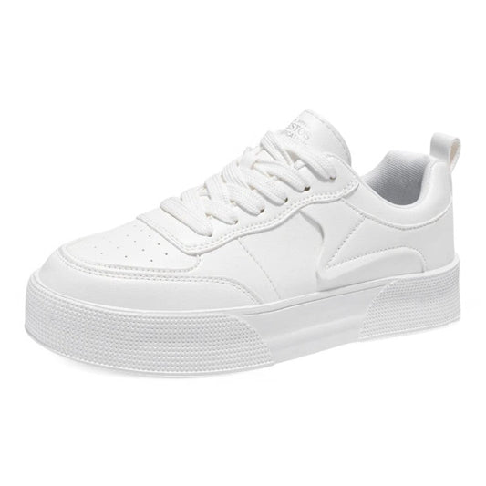 Baskets Minimalistes Blanches Pour Homme | À Lacets