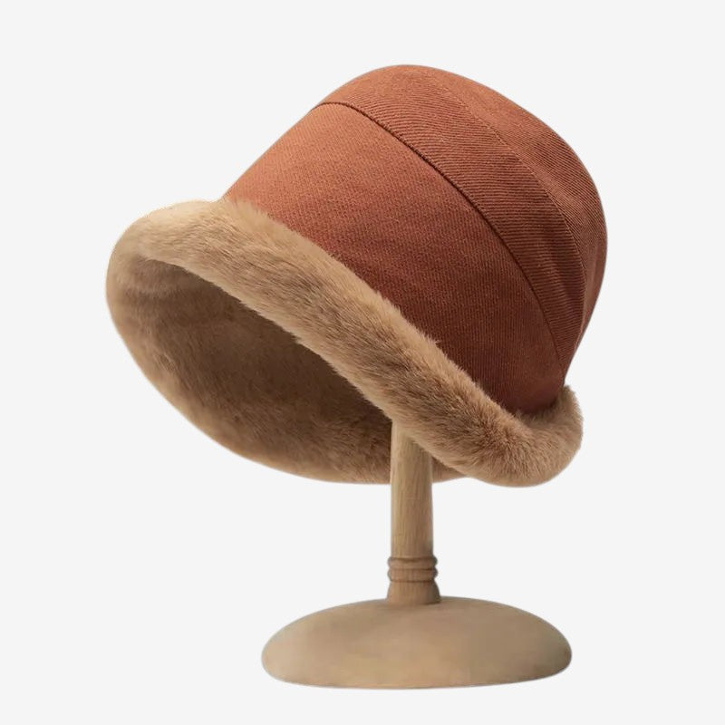 Chapeau Bob Épais Classique avec Oreilles en Fourrure - LuxeStyle