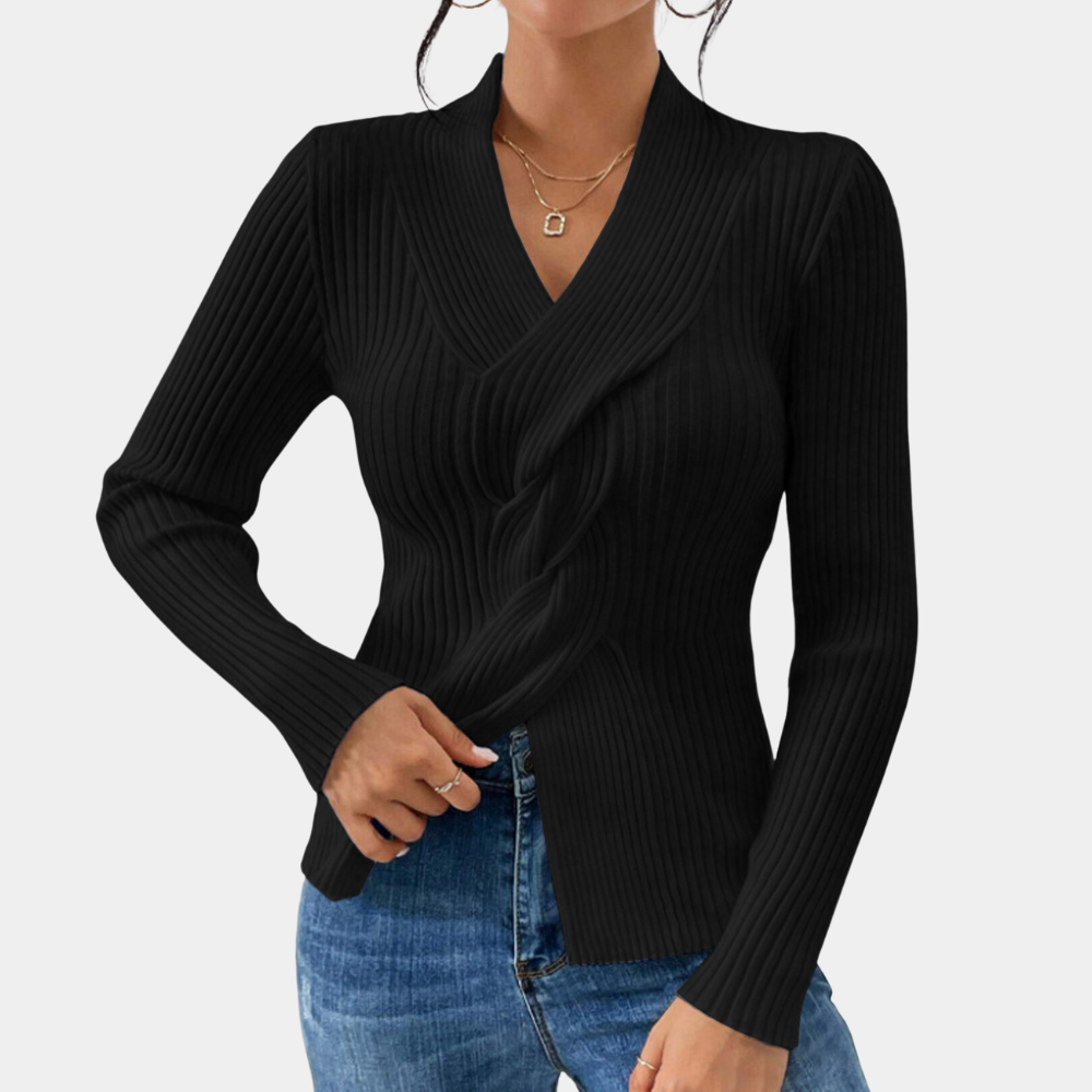 SEREN - Pull tendance à col en V pour femmes