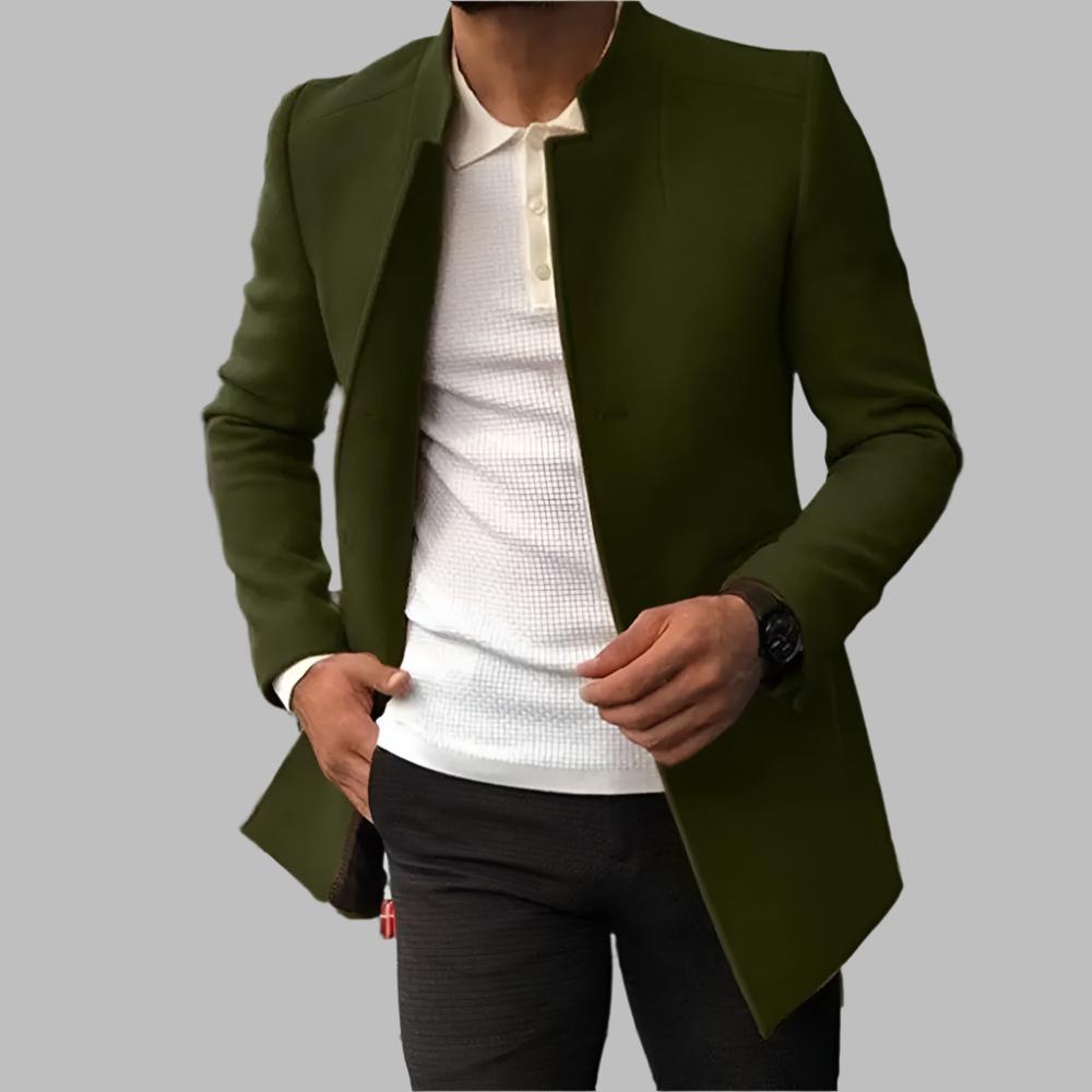 Manteau Classique Boutonné Chic