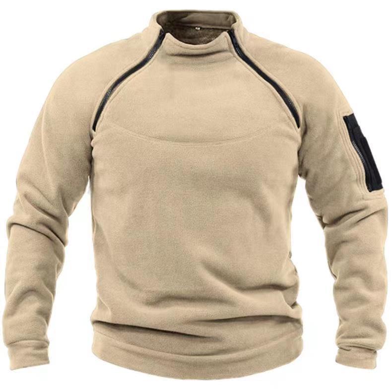 Doudoune Homme Hiver Zippée - Manches Longues avec Poche et Détails Coutures