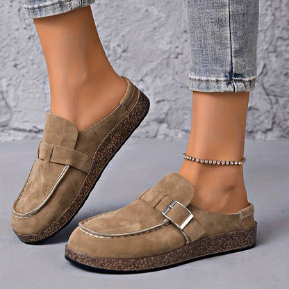 Sabots Femmes Cuir Noir Naturel