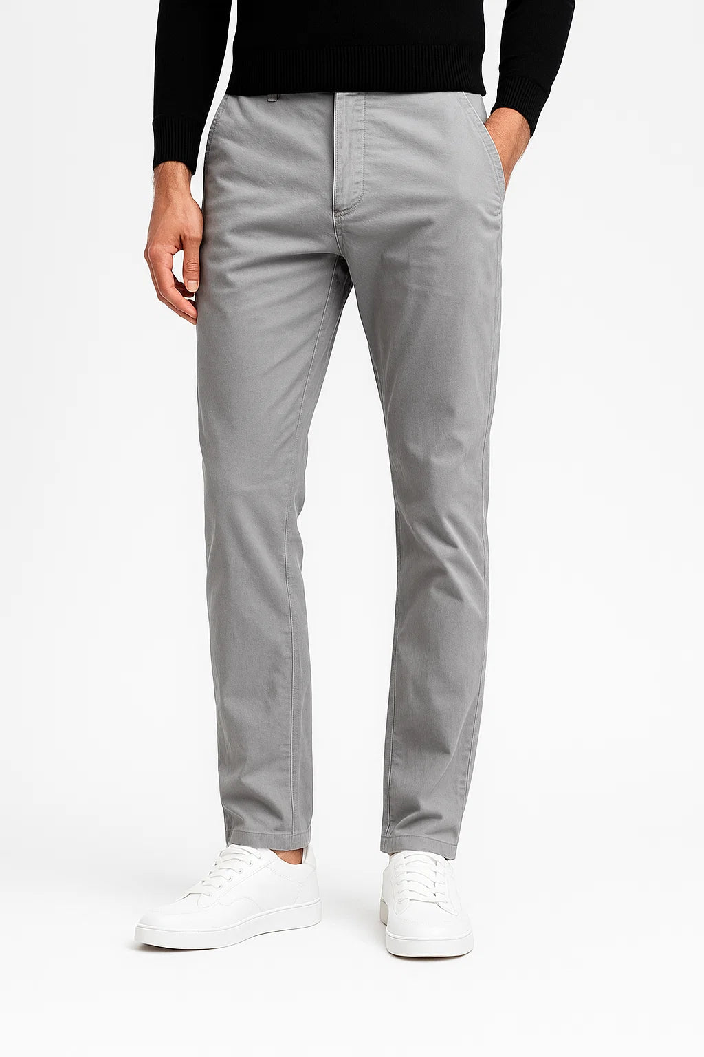 Pantalon Chino Classique pour Homme Taille Régulière - LuxeStyle