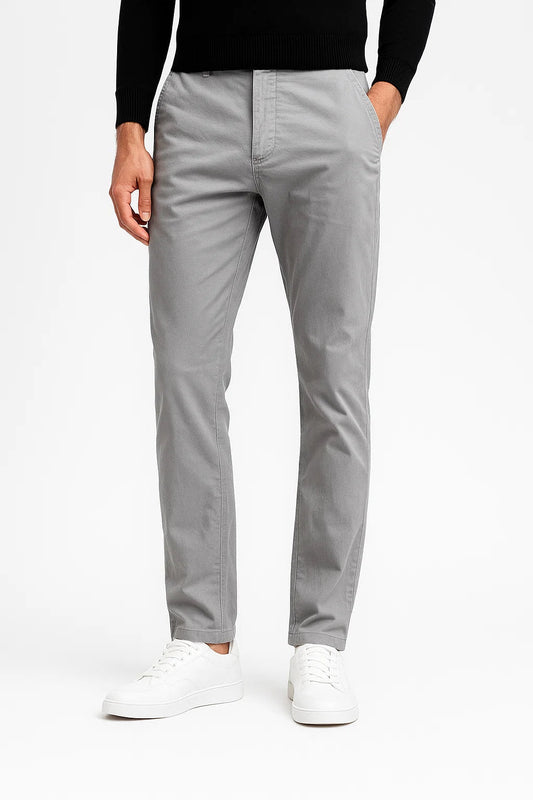 Pantalon Chino Classique pour Homme Taille Régulière - LuxeStyle