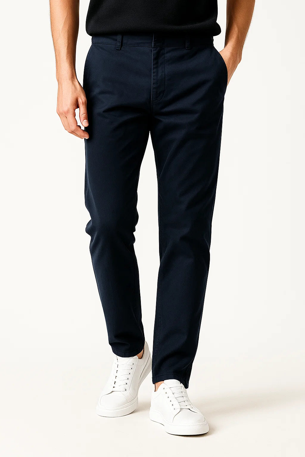 Pantalon Chino Classique pour Homme Taille Régulière