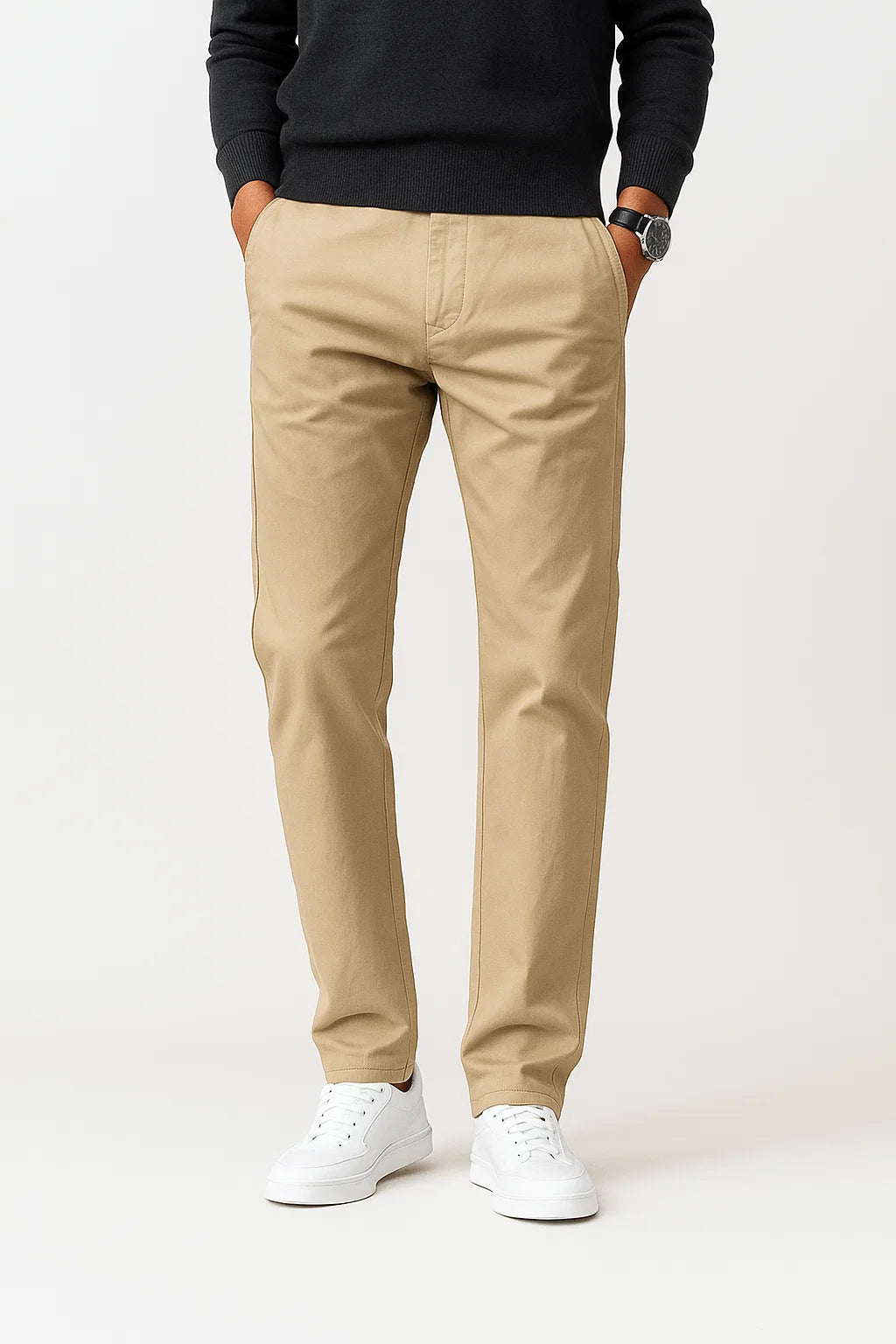Pantalon Chino Classique pour Homme Taille Régulière