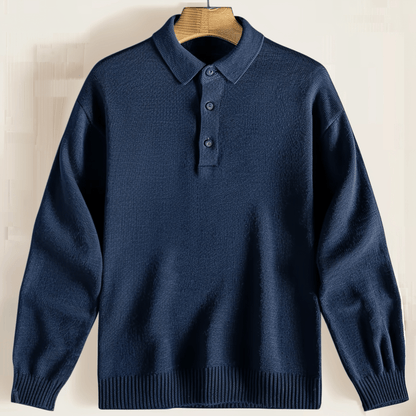 Polo En Tricot Pour Homme | Manches Longues