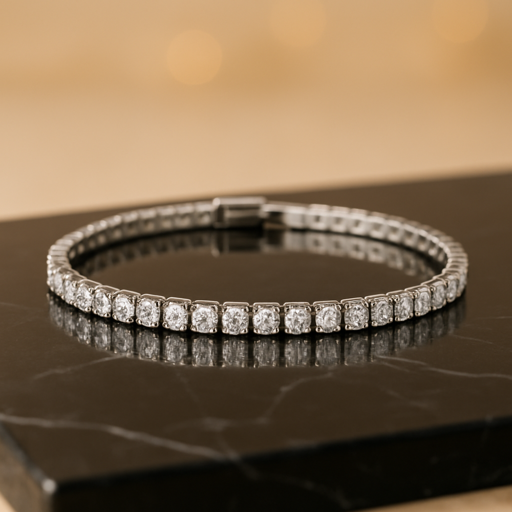 Bracelet Métal Élégant avec Fermeture Sûre pour Adulte - LuxeStyle