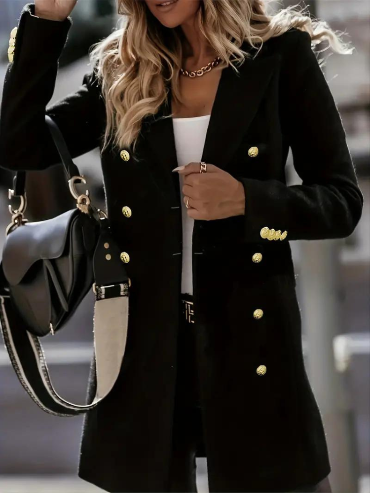Manteau Femme Élégant Hiver Doublé