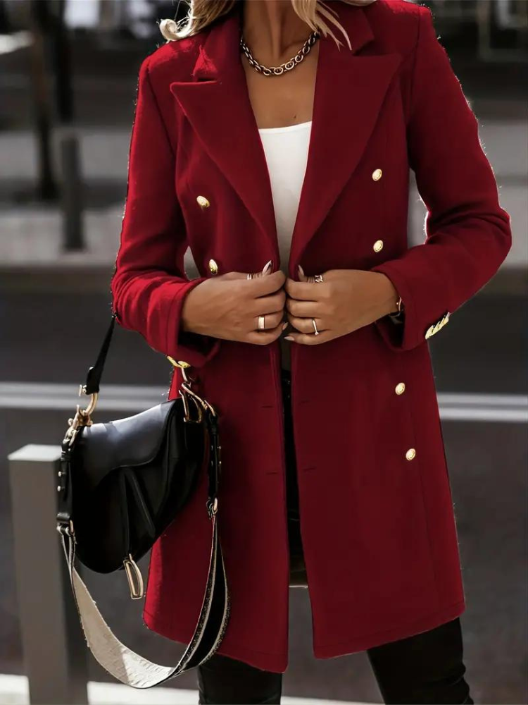 Manteau Femme Élégant Hiver Doublé
