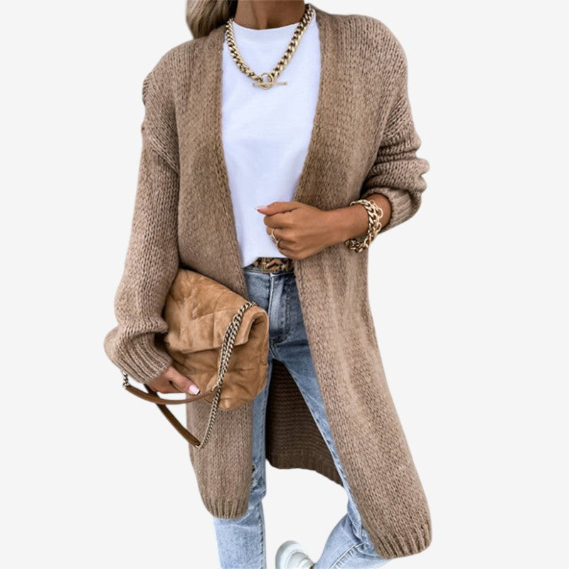 Cardigan Féminin à Manches Longues Élégant