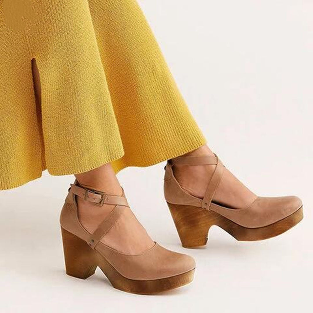 Siena - Escarpins Élégants à Talons Hauts avec Fermeture à la Cheville - LuxeStyle