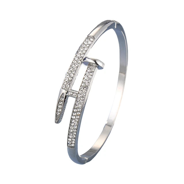 Bracelet Élégant avec Pierres de Crystalline pour Femme