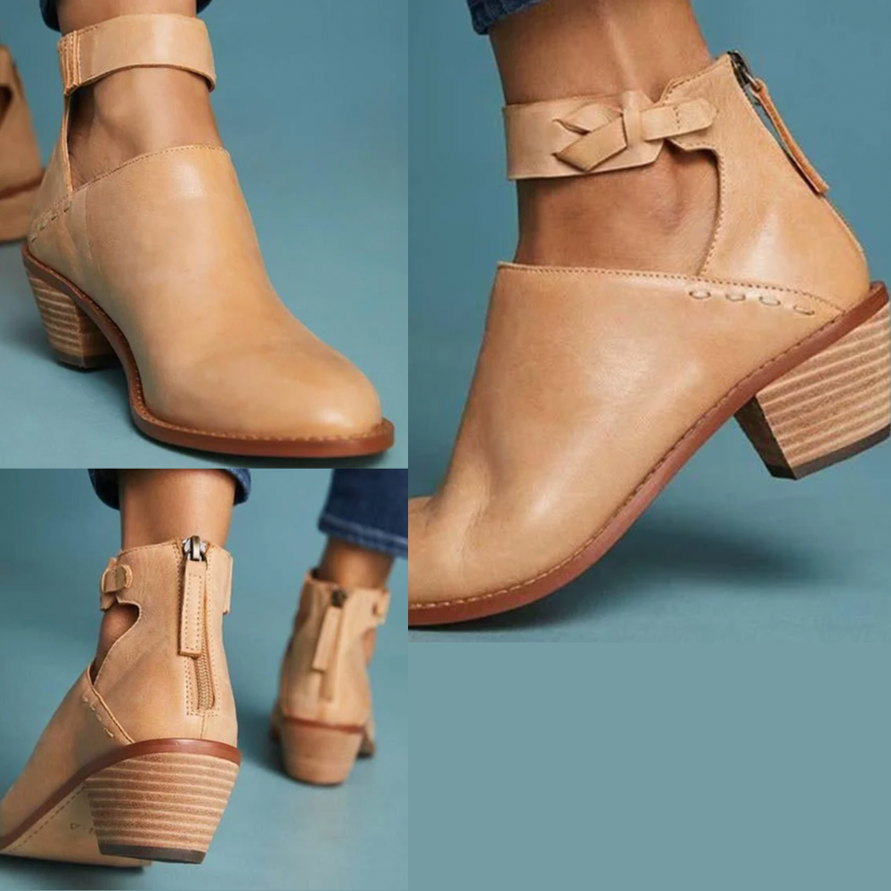 Bottines Femme Élégantes - Chaussures à Talons Hauts Confortables & Chic