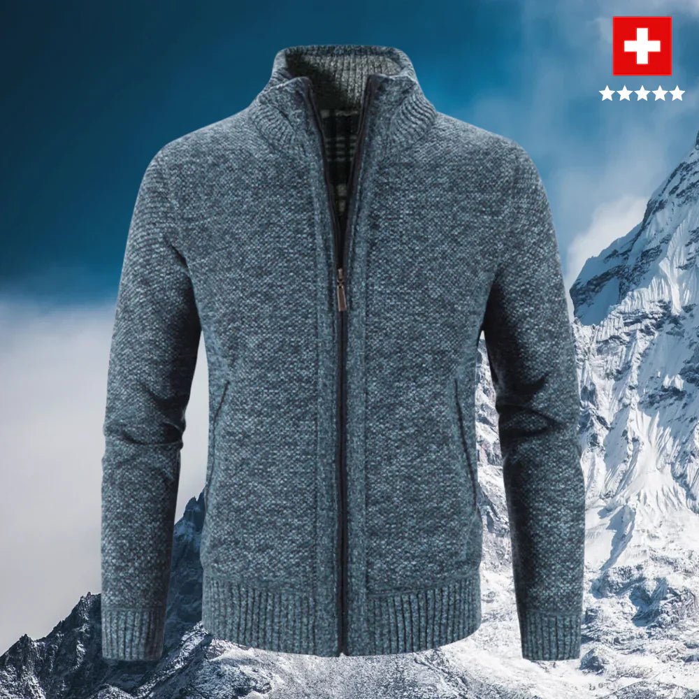 Cardigan Homme Hiver Chic avec Manches Longues - LuxeStyle