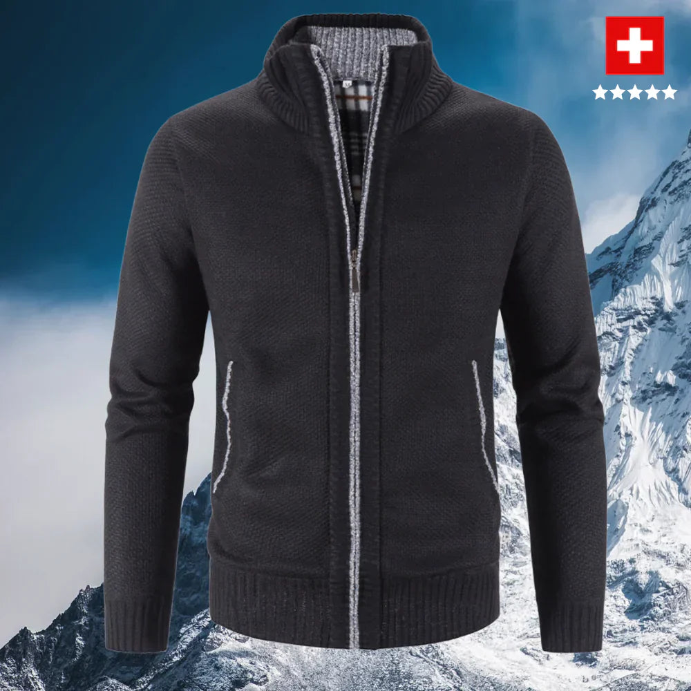 Cardigan Homme Hiver Chic avec Manches Longues