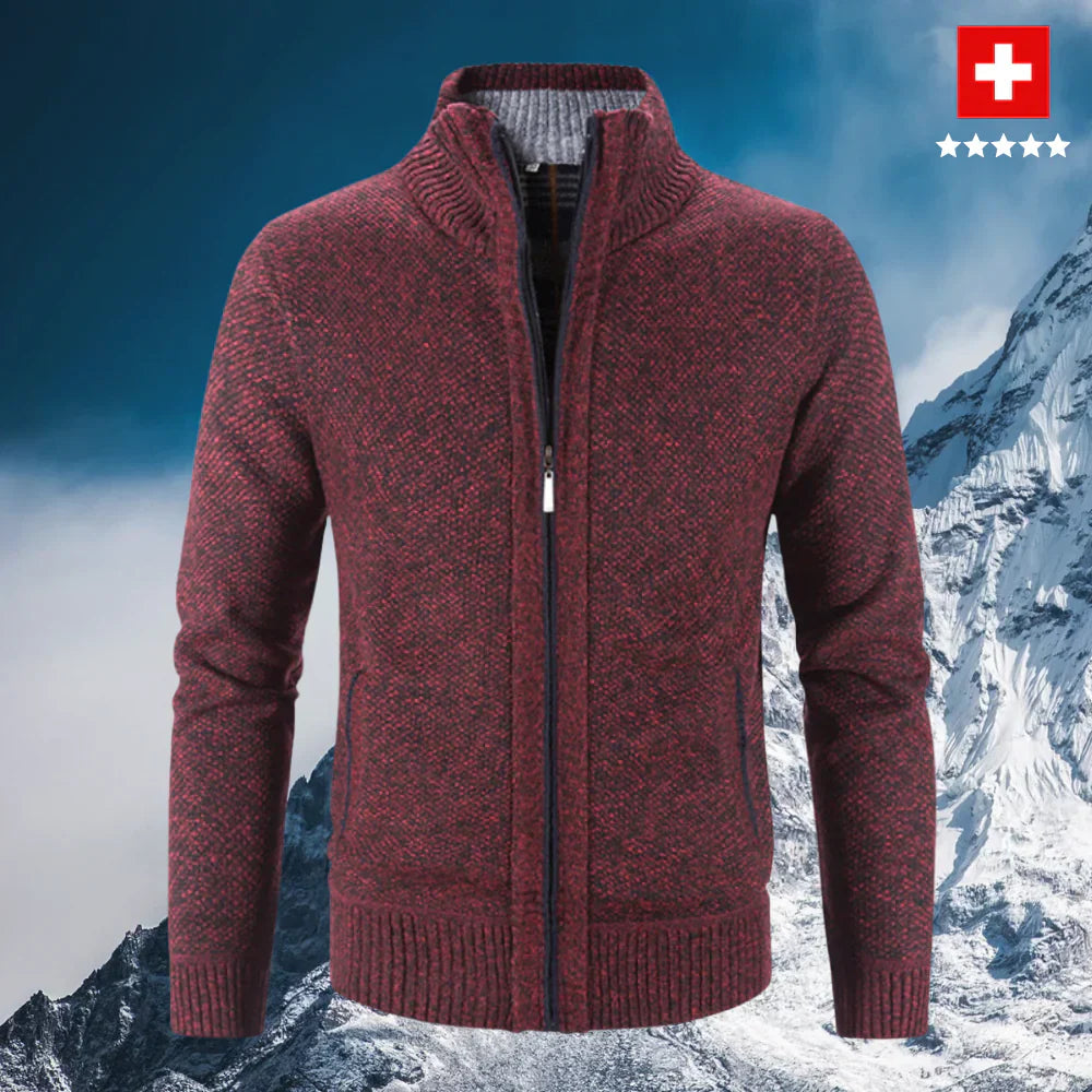 Cardigan Homme Hiver Chic avec Manches Longues