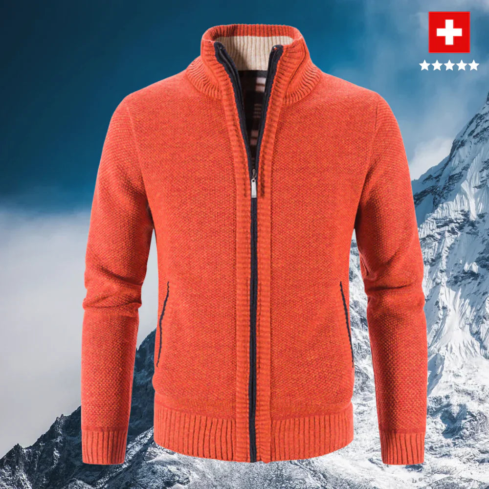 Cardigan Homme Hiver Chic avec Manches Longues
