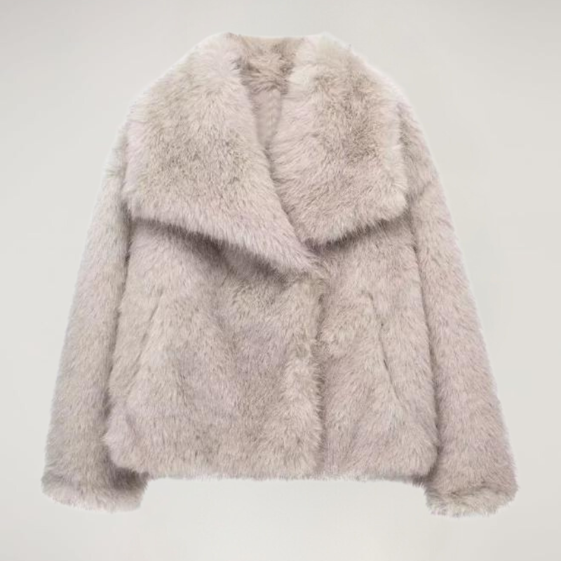 Veste Fourrure Artificielle Féminine Douillette