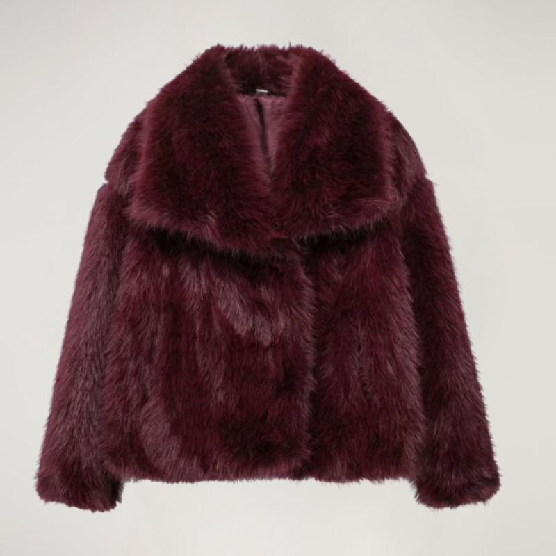 Manteau Femme Hiver Élégant – Pelisse Fausse Fourrure Douce et Chaleureuse