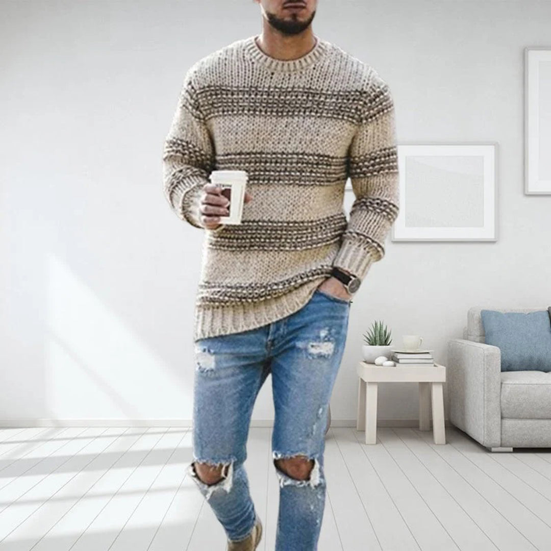 Pull Homme Hiver – Tricot Doux & Confortable au Style Classique Chic - LuxeStyle