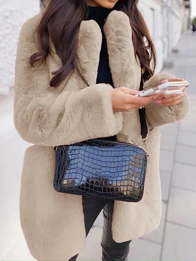 Manteau Femme Hiver Douillet Long