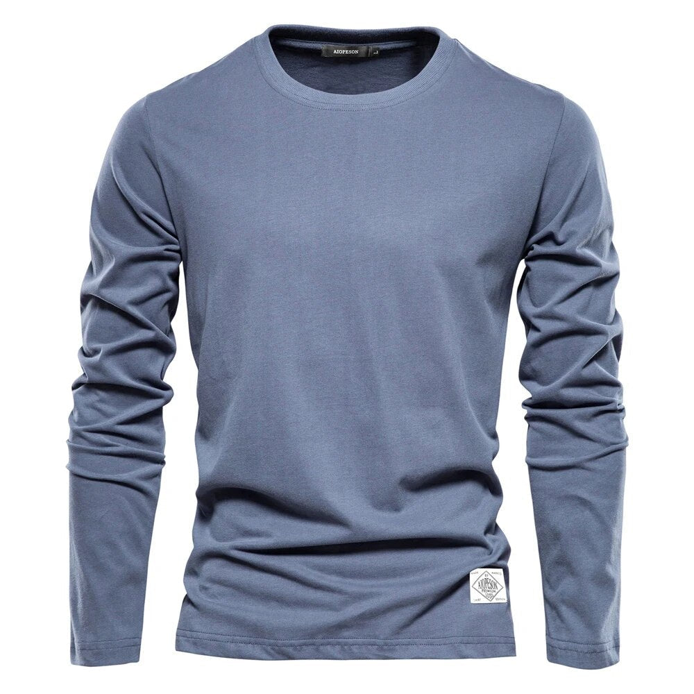 T-shirt Homme Élégant Manches Longues - LuxeStyle