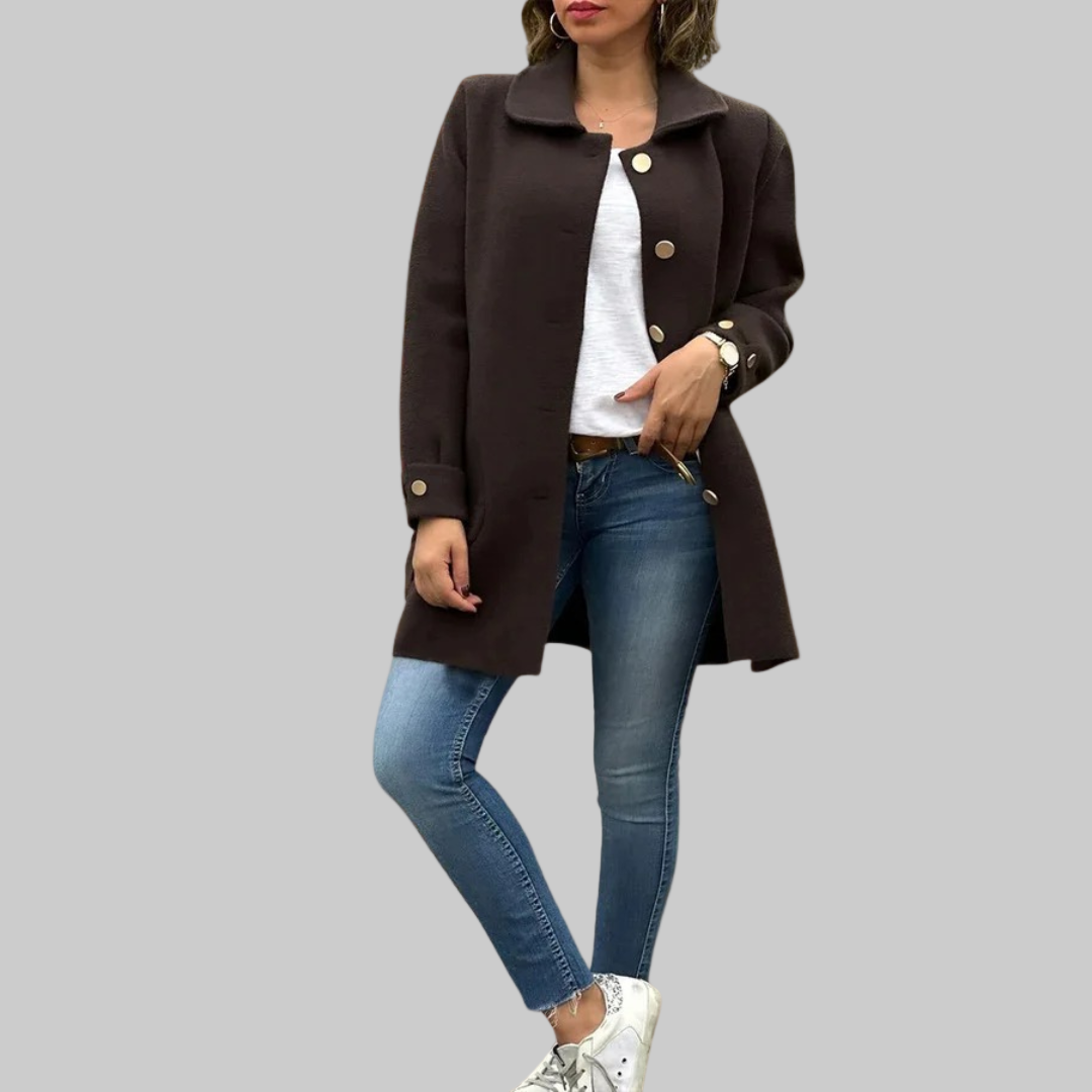 Manteau Femme Élégant Hiver Chaud