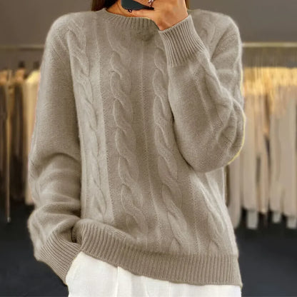 Pull en laine doux mélange femme