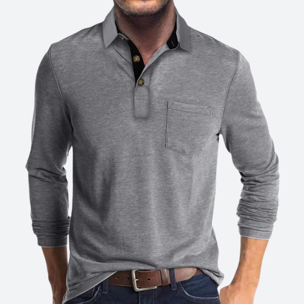 Polo Coton Doux Homme - Chemise Polo Classique et Confortable