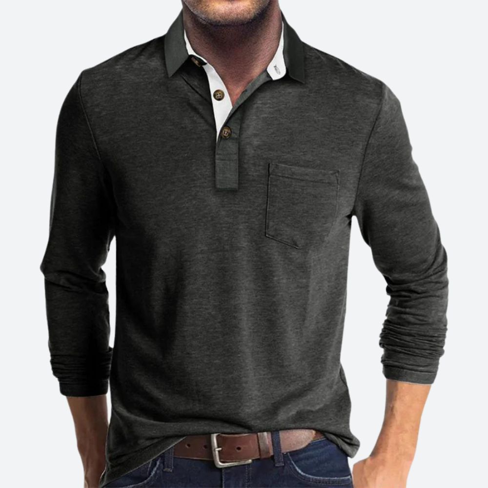 Polo Coton Doux Homme - Chemise Polo Classique et Confortable